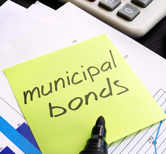 municial bonds sticky note
